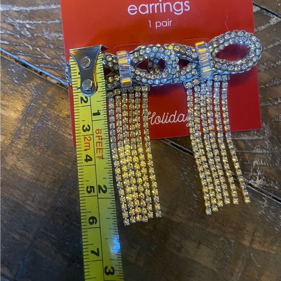 NEW Set of Two Rhinestone Earrings - Picture 6 of 14